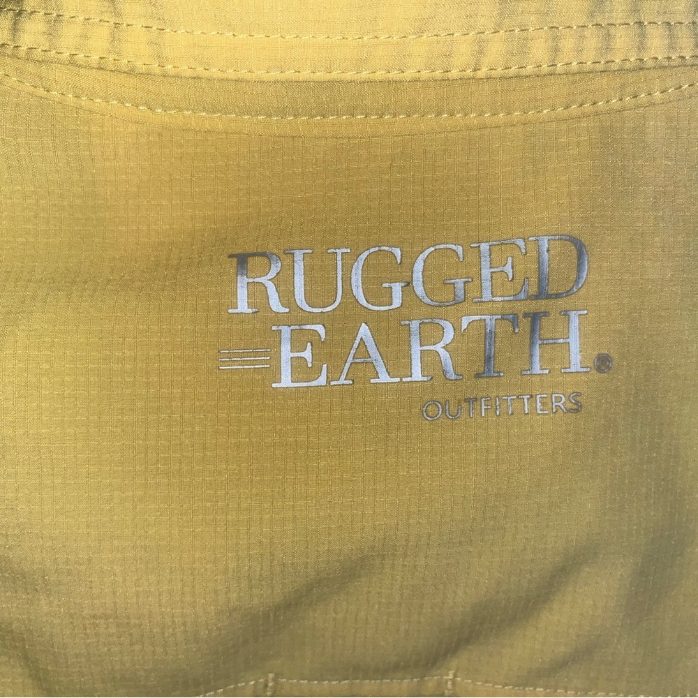 Rugged Earth Outfitters Yellow Shirt XL Outdoor Hiking Fishing - Picture 6 of 7